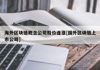 海外区块链概念公司股价连涨[国外区块链上市公司]